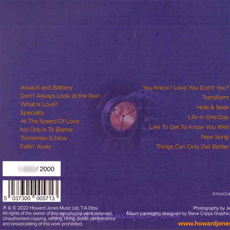 Howard Jones - Live at Union Chapel w/ Nick Beggs and Robin Boult: Exclusive Limited Numbered Edition (CD)