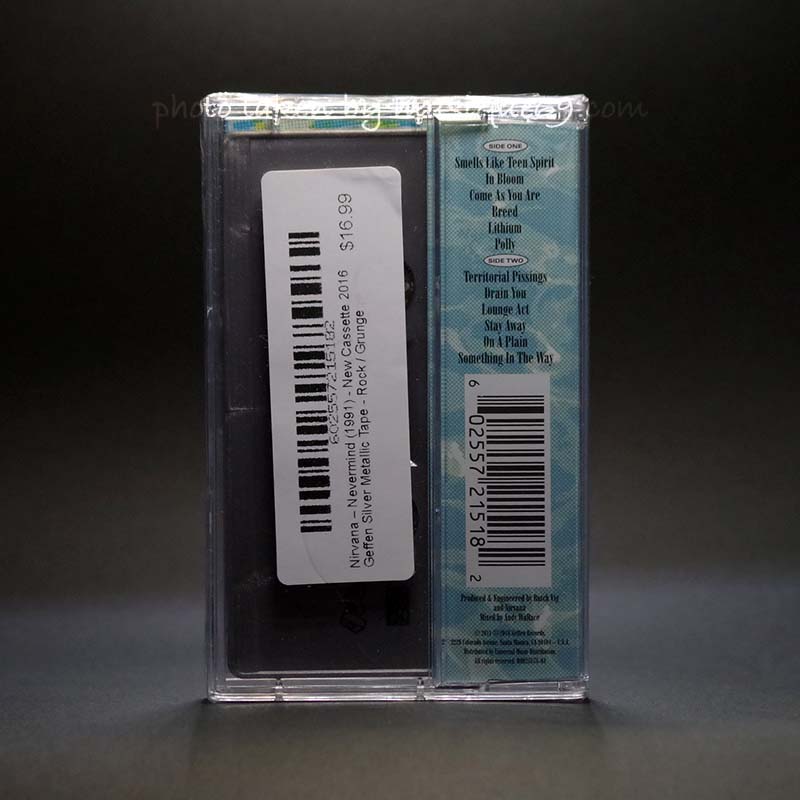 ニルヴァーナ Nirvana - Nevermind: Silver Metallic Shell 2016 Reissue Limited Edition (cassette)