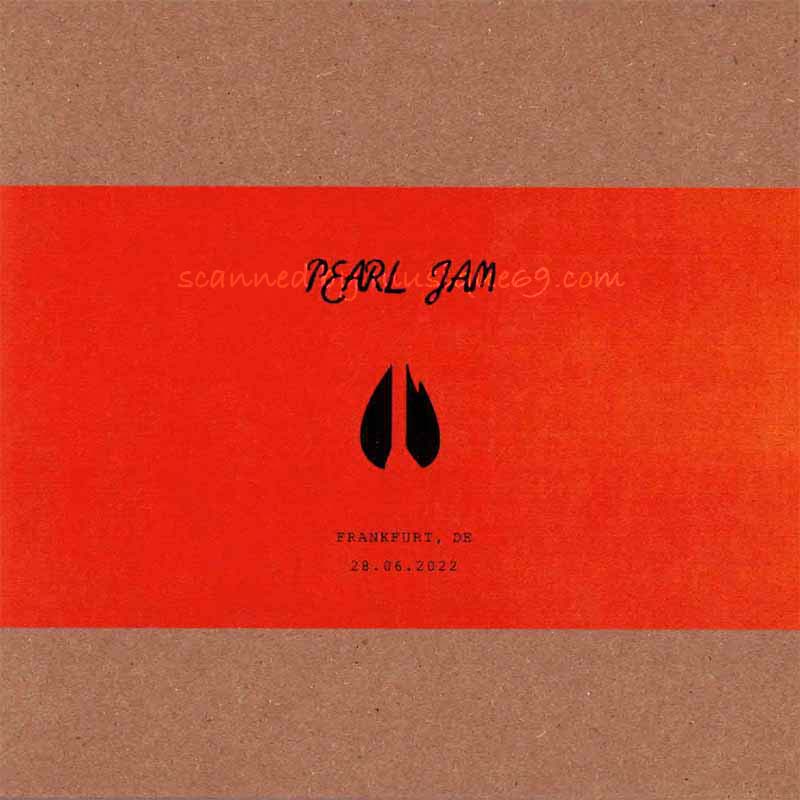 Pearl Jam - Gigaton European Tour; Frankfurt, DE | 28 June 2022 (CD)