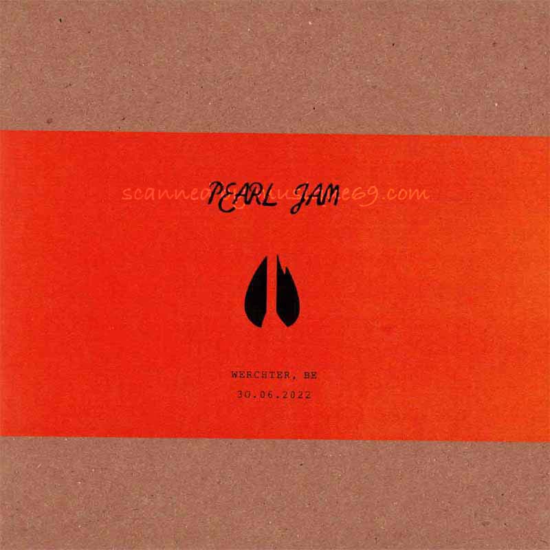 Pearl Jam - Gigaton European Tour; Werchter, BE | 30 June 2022 (CD)