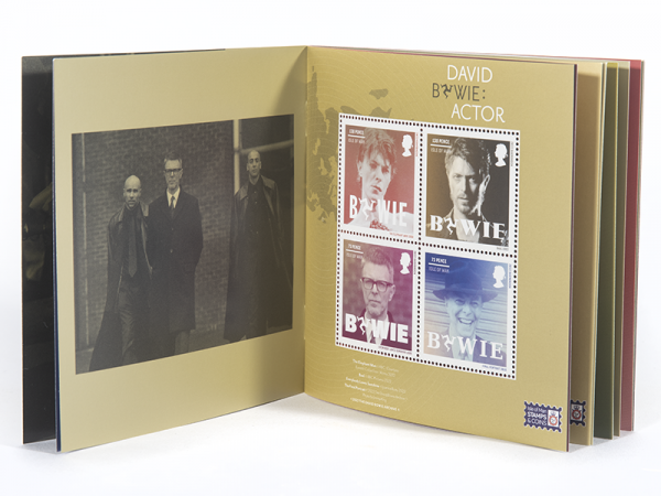 David Bowie - Isle of Man Post Office "Actor: Bowie Stamp Booklet" (goods)