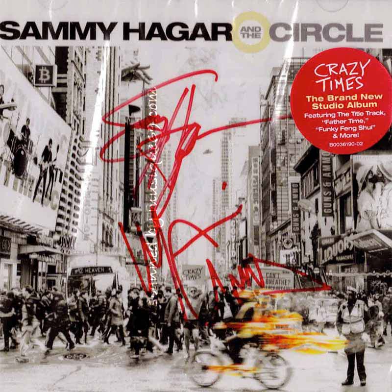 サミーヘイガー Sammy Hagar & The Circle - Crazy Times: US Exclusive Autographed Edition (CD)