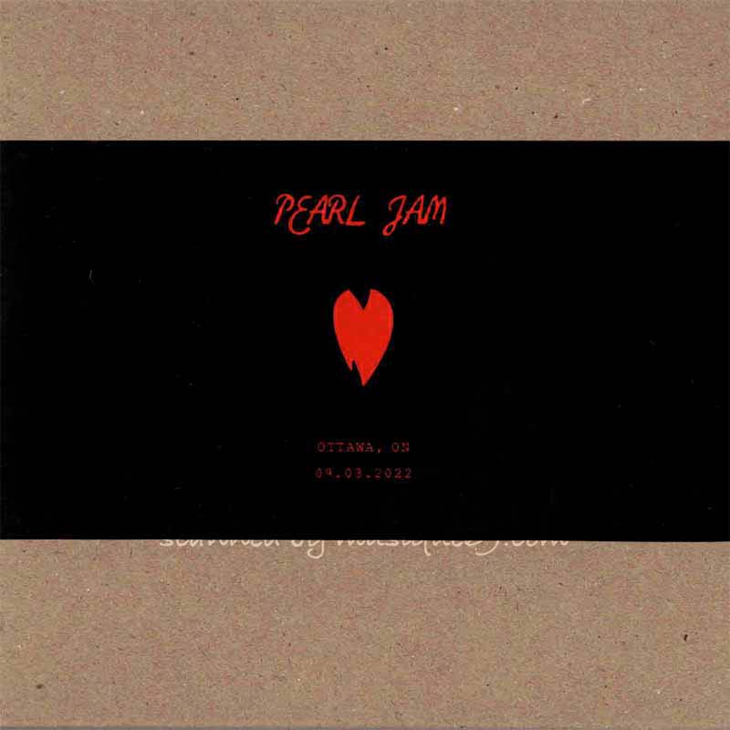 Pearl Jam - Gigaton North American Tour; Ottawa, ON | September 3rd 2022 (CD)