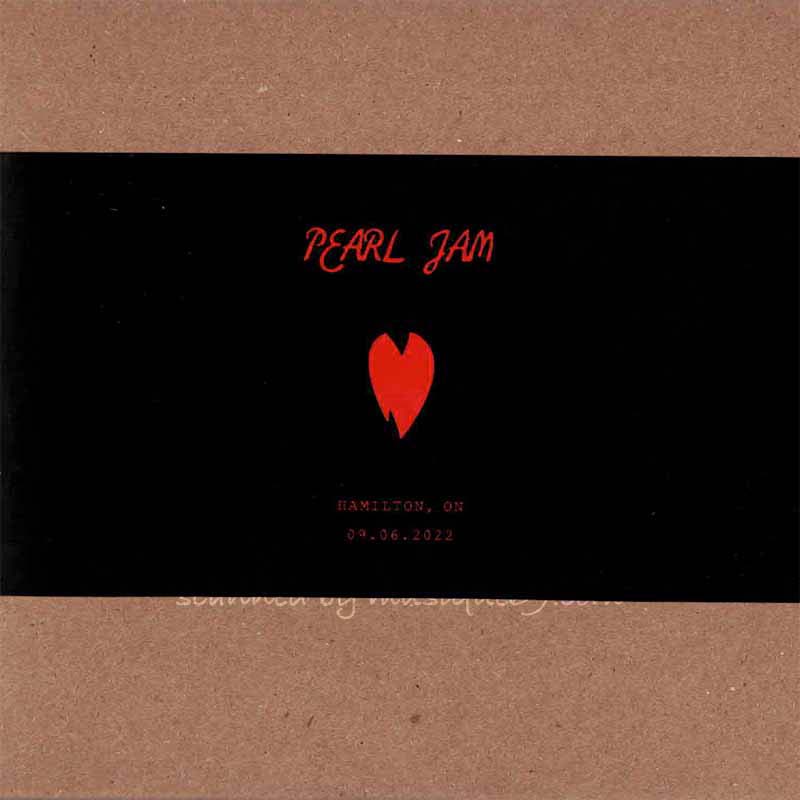 Pearl Jam - Gigaton North American Tour; Hamilton, ON | September 6th 2022 (CD)