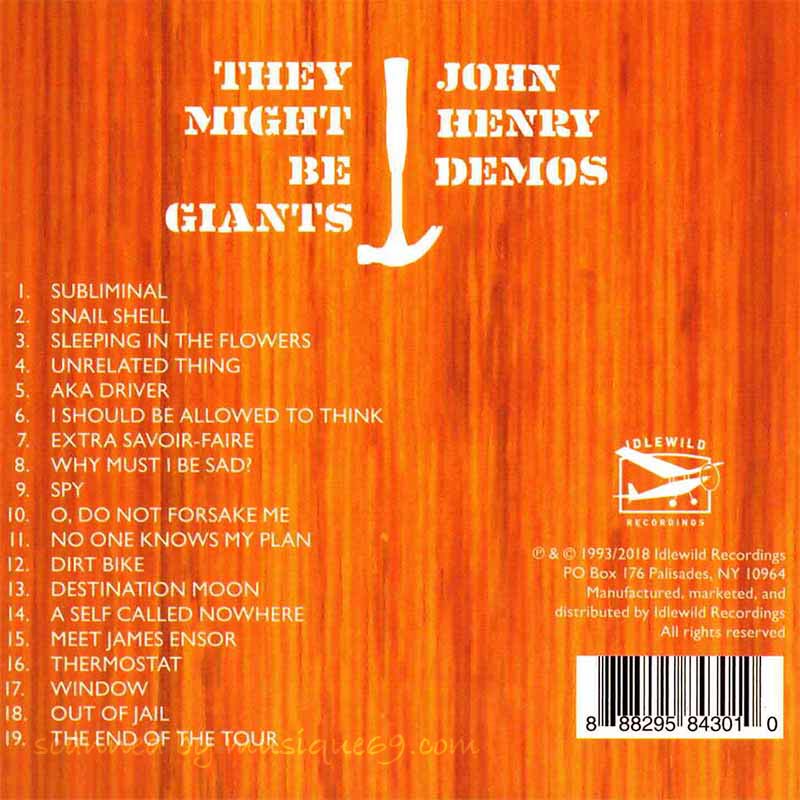ゼイマイトビージャイアンツ They Might Be Giants - John Henry Demos: Exclusive Edition (CD)