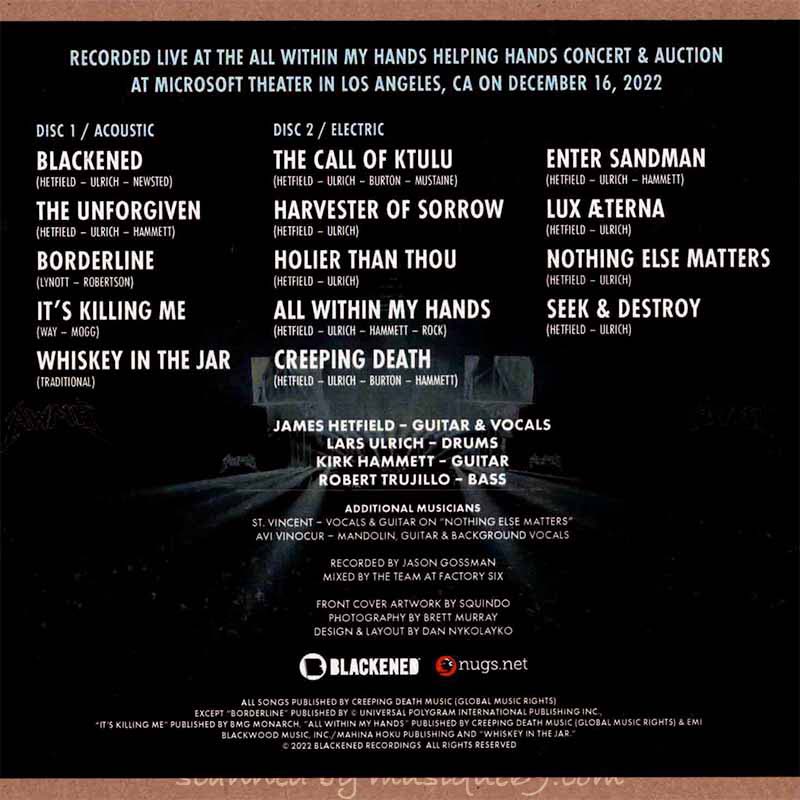 メタリカ Metallica - Helping Hands Live in Los Angeles (CD)