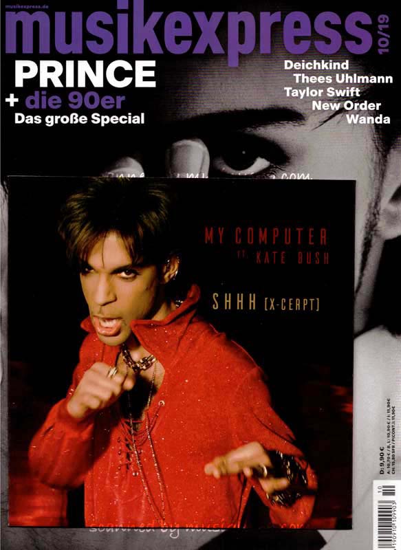プリンス Prince - My Computer/ Shhh: Musikexpress Germany 10/2019 (Book/ Vinyl)