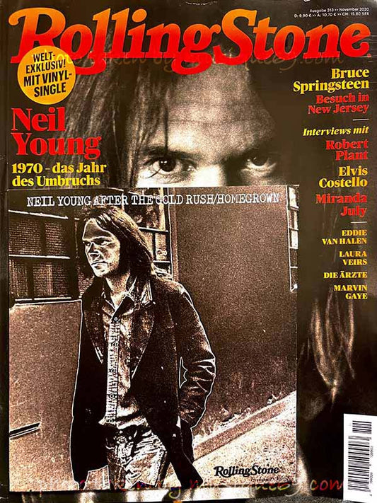 ニールヤング Neil Young - After the Gold Rush/ Homegrown: Rolling Stone Germany 11/2020 (Book/ Vinyl)