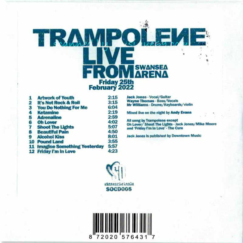 トランポリン Trampolene - Live from Swansea Arena: Exclusive Autographed Limited Edition (CD)