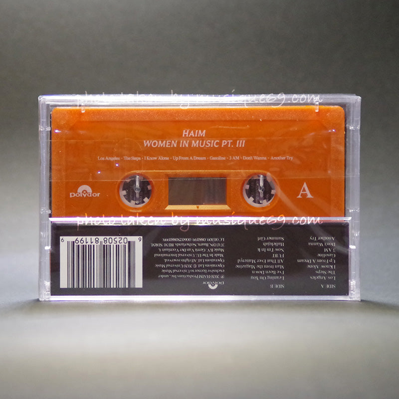 ハイム Haim - Women in Music Pt. III: Exclusive Alana Sleeve/ Neon Orange Shell Edition (cassette)