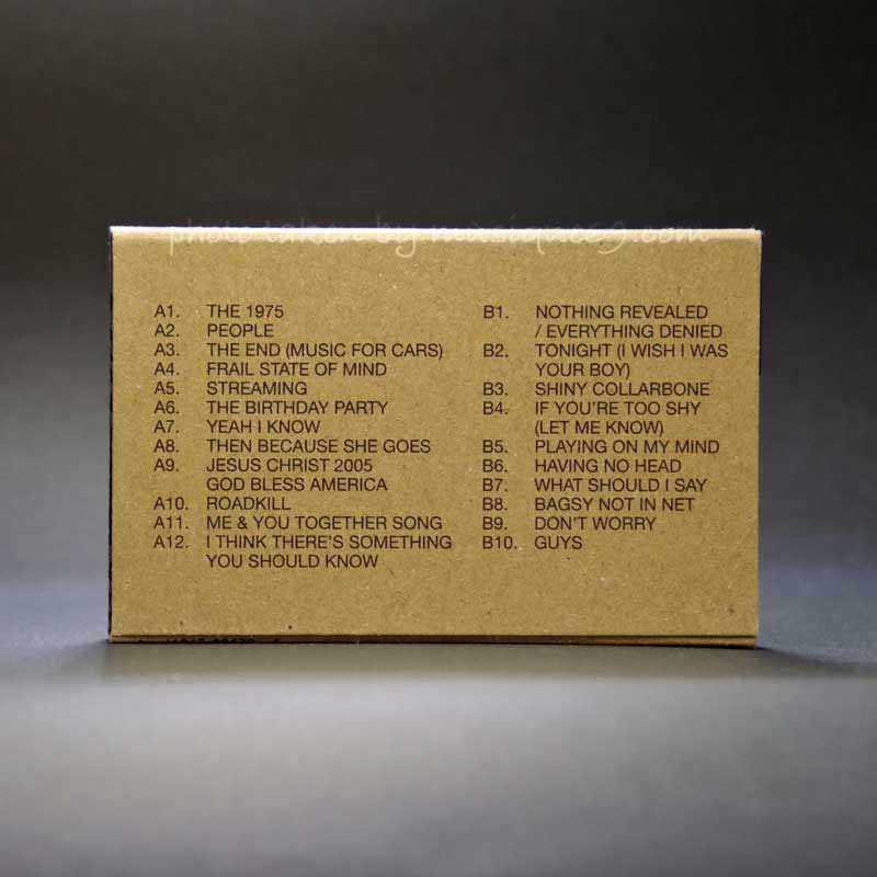 The 1975 - Notes on a Conditional Form: Black Shell Edition (cassette)