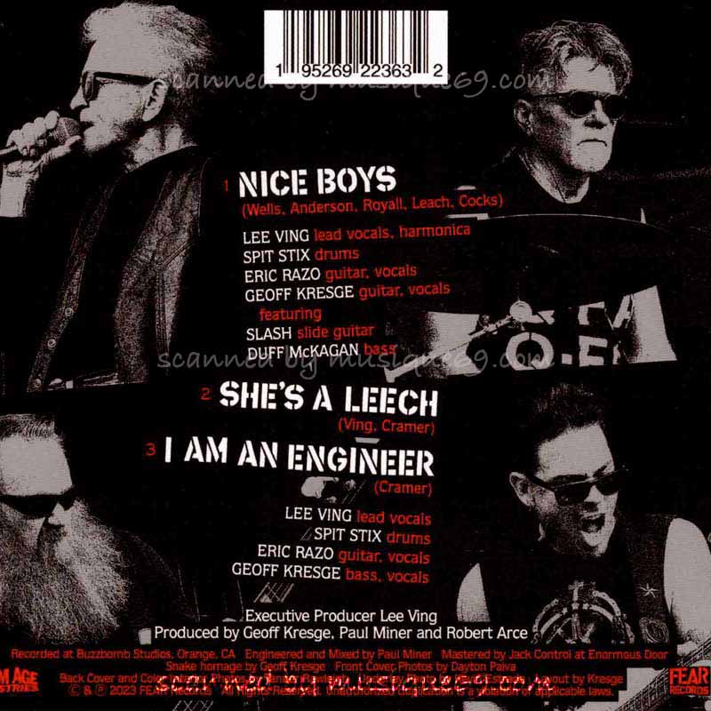 スラッシュ Slash (Fear) - Nice Boys (Don't Play Rock n' Roll) Ep (CD)