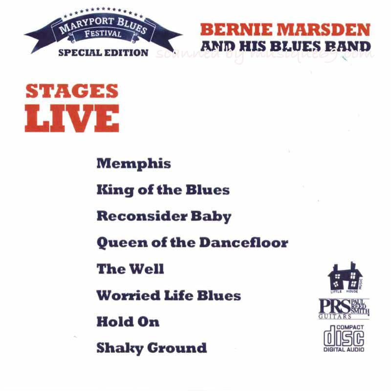 バーニーマースデン Bernie Marsden and His Blues Band - Stages Live Special Edition (CD)