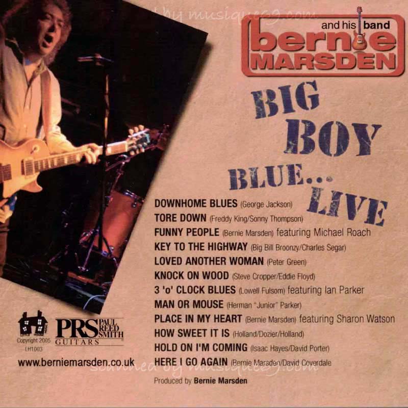 バーニーマースデン Bernie Marsden and His Band - Big Boy Blue... Live at the Granary: Re-issue Edition (CD)