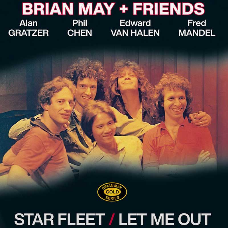 ブライアンメイ Brian May + Friends - Star Fleet/ Let Me Out: Exclusive Red Coloured 7" Ep (vinyl)