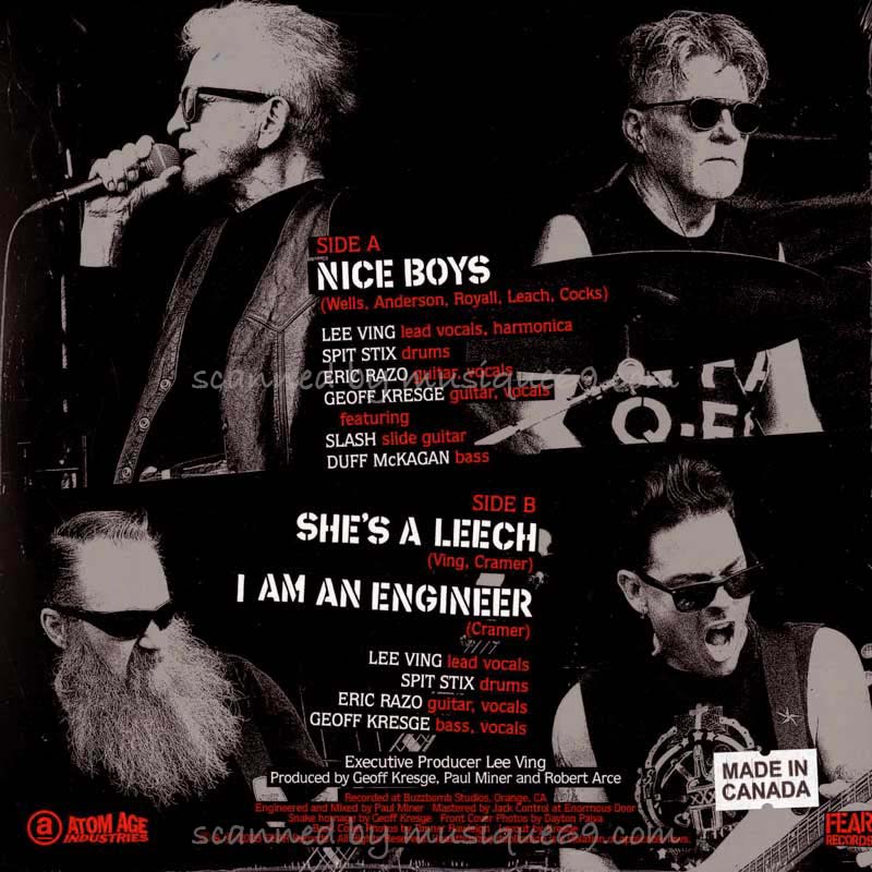 スラッシュ Slash (Fear) - Nice Boys (Don't Play Rock n' Roll) Ep (vinyl)