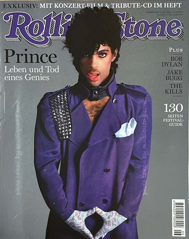 プリンス Prince - Sign of the Times: Rolling Stone Germany 06/2016 (Book/ DVD)