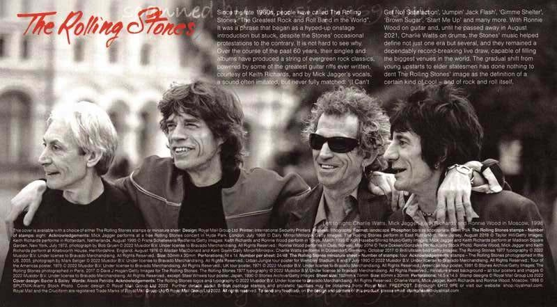 ローリングストーンズ The Rolling Stones - First Day Envelope FDE