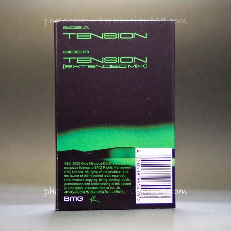 カイリーミノーグ Kylie Minogue (Kylie) - Tension: Exclusive Black Shell Single (cassette)
