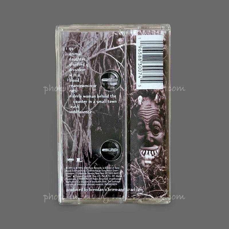Pearl Jam - Vs: Exclusive 30th Anniversary/ Clear Shell Limited Edition (cassette)