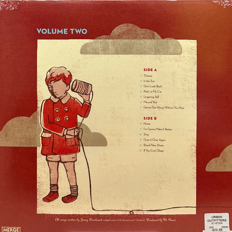 ズーイーデシャネル Zooey Deschanel (She & Him) - Volume Two: Exclusive Sky Blue Coloured LP (vinyl)