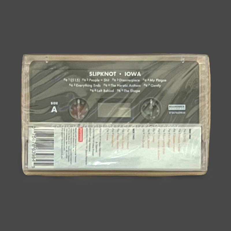 スリップノット Slipknot - Iowa (20th Anniversary): Exclusive Black Shell Edition (cassette)