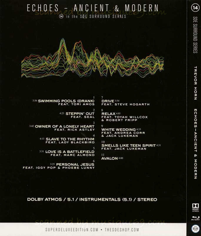 トレヴァーホーン Trevor Horn - Echoes: Ancient & Modern SDE Surround Series Exclusive Limited Edition Blu-Ray Audio