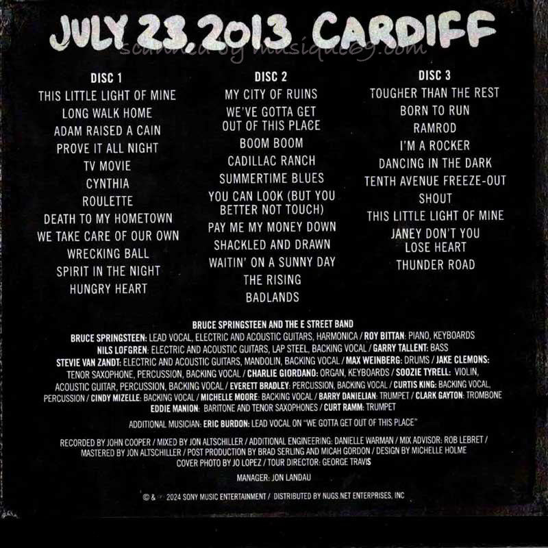 ブルーススプリングスティーン Bruce Springsteen & The E Street Band - July 23, 2013 Cardiff: US Exclusive Edition (CD)