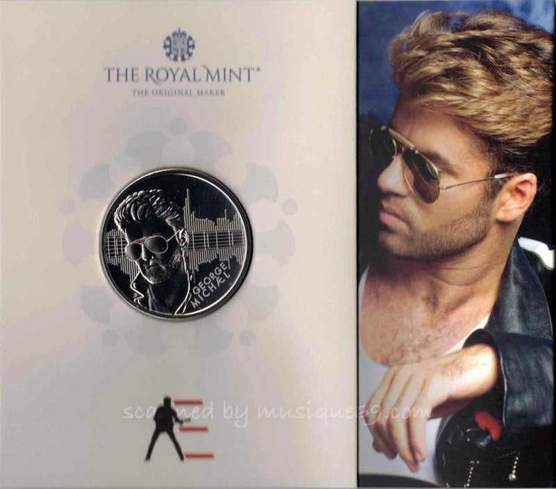 ジョージマイケル George Michael - Music Legends: George Michael 2024 UK £5 Brilliant Uncirculated Coin