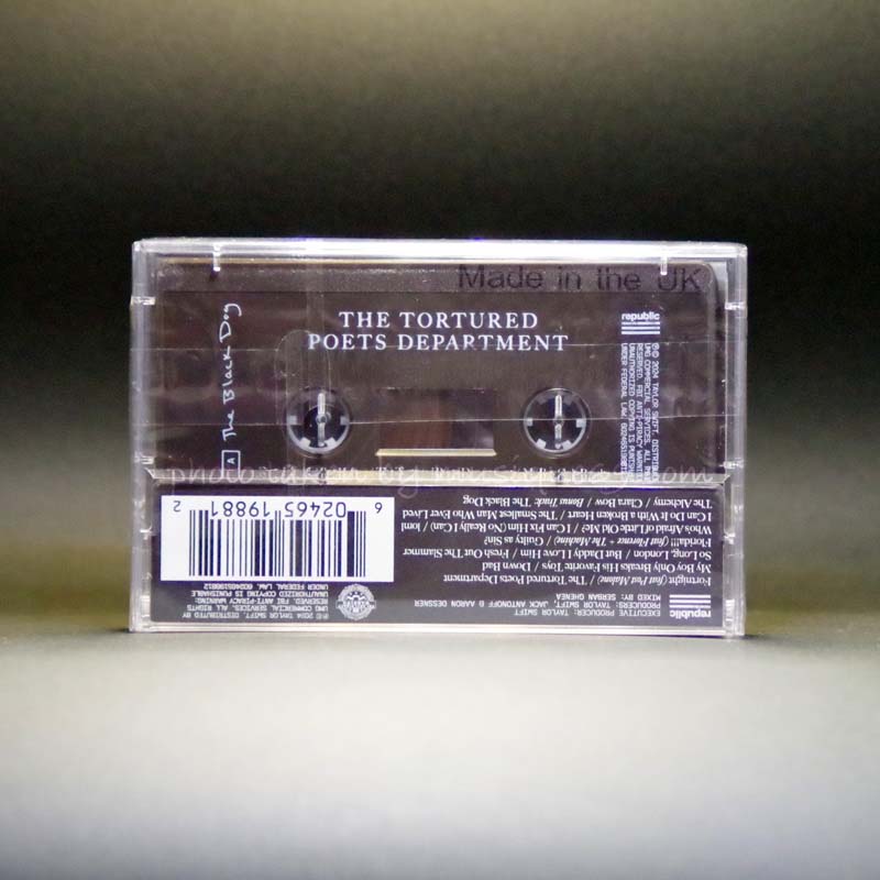 Taylor Swift - The Tortured Poets Department + The Black Dog: Exclusive Shell Limited Edition (cassette)