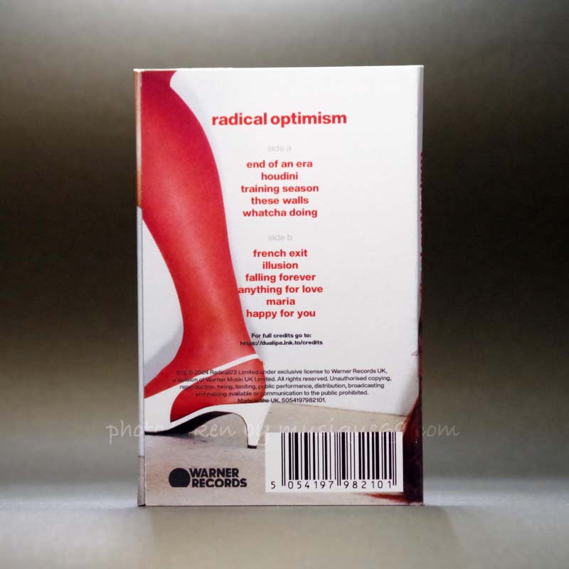 デュアリパ Dua Lipa - Radical Optimism: Exclusive Alternate Artwork/ Translucent Red Shell Edition (cassette)