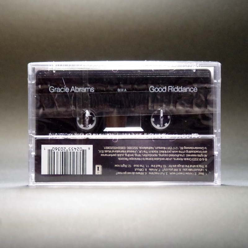 グレイシーエイブラムス Gracie Abrams - Good Riddance #1: UK/ IE Exclusive Black Shell Edition (cassette)