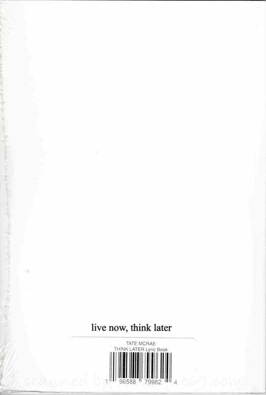 テイトマクレー Tate McRae - Think Later: Exclusive Lyric Book Edition (CD)