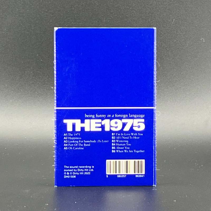 The 1975 - Being Funny in a Foreign Language: Exclusive Transparent Royal Blue Shell Edition (cassette)