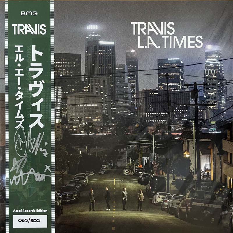 Travis - LA Times: Exclusive Green Marble Colored LP Assai Obi Edition 2024/ Autographed Edition (vinyl)