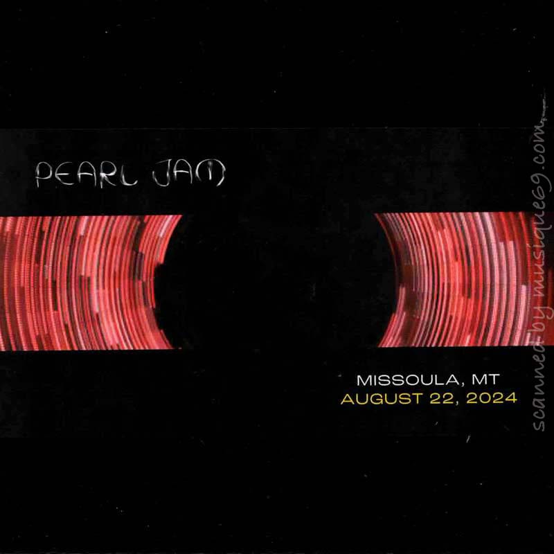 パールジャム Pearl Jam - Missoula, MT | August 22 2024 (CD)