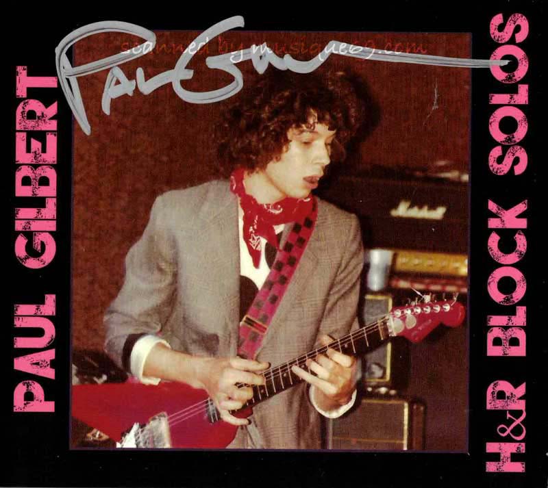 ポールギルバート Paul Gilbert - H&R Block Solos: Exclusive Autographed Edition (CD)