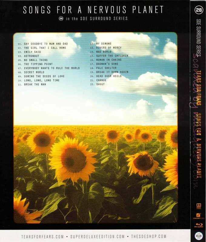 Tears for Fears - Songs for a Nervous Planet: SDE Surround Series Exclusive Limited Edition Blu-Ray Audio
