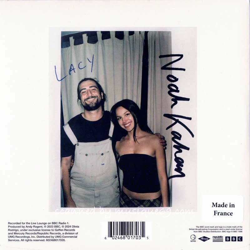 オリヴィアロドリゴ Olivia Rodrigo/ Noah Kahan - Stick Season/ Lacy: Limited Edition Green Coloured 7" Ep (vinyl)