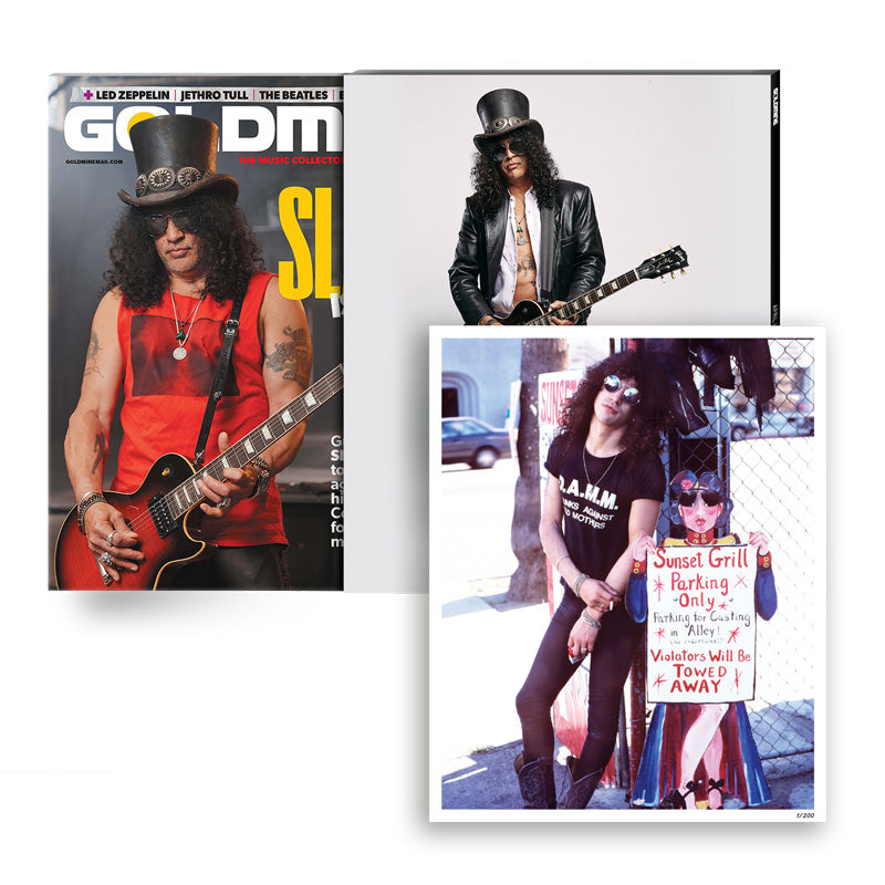 スラッシュ Slash x Goldmine (Apr/ May 2022 Alternate Cover Issue): Exclusive Numbered Slipcase/ Photo Print Edition