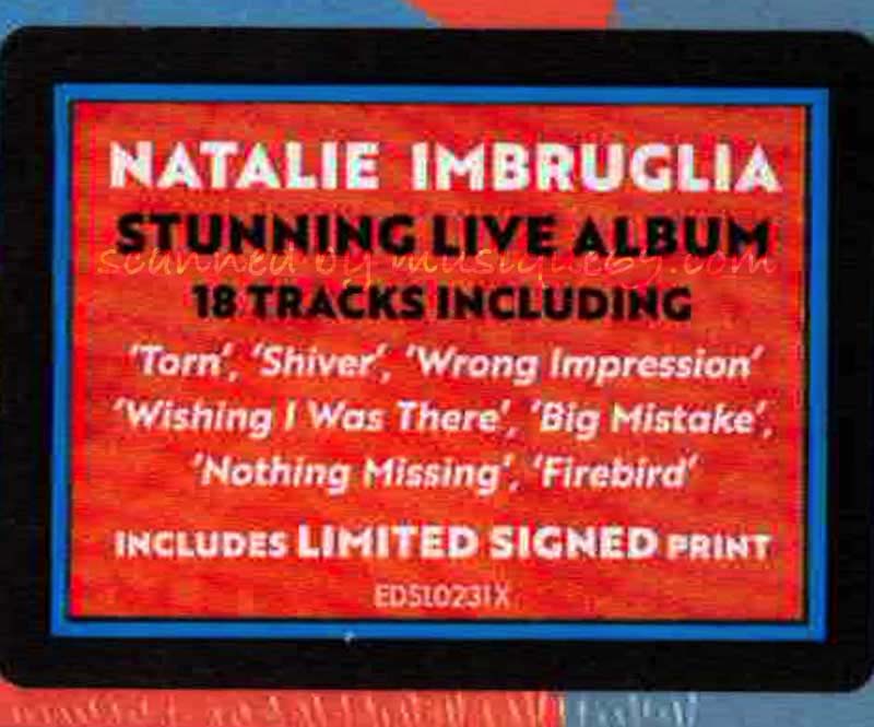 ナタリーインブルーリア Natalie Imbruglia - London Live: Exclusive Autographed Edition (CD)