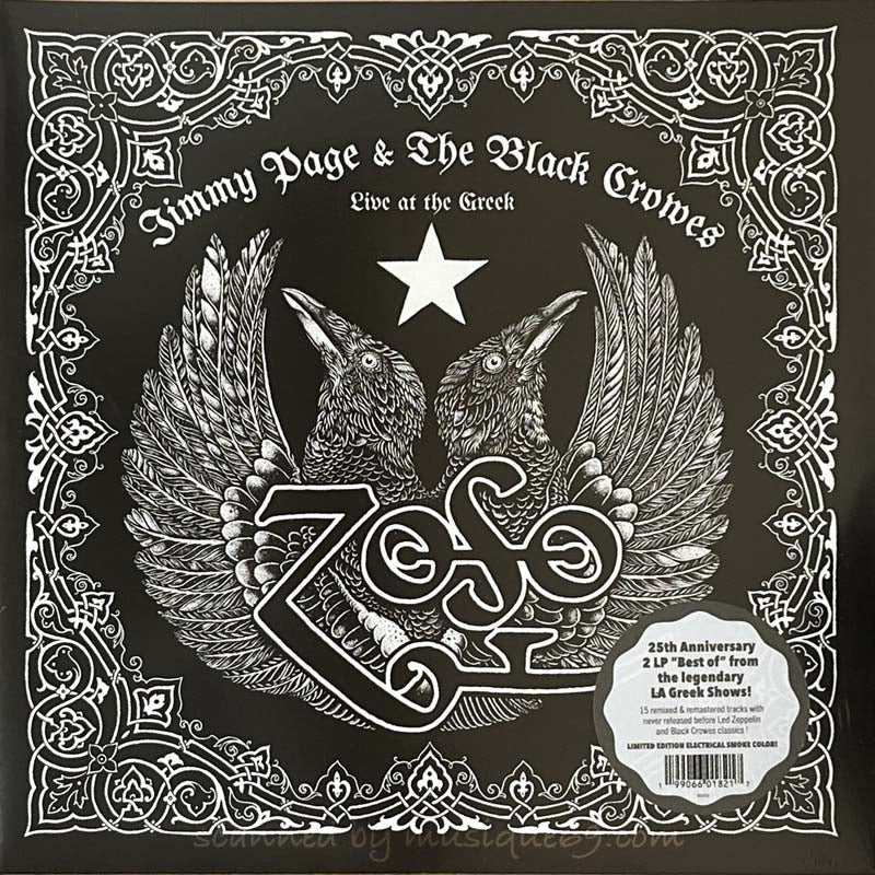 ジミーペイジ Jimmy Page & The Black Crowes - Live at the Greek: D2C Exclusive Electric Smoke Coloured LP (vinyl)