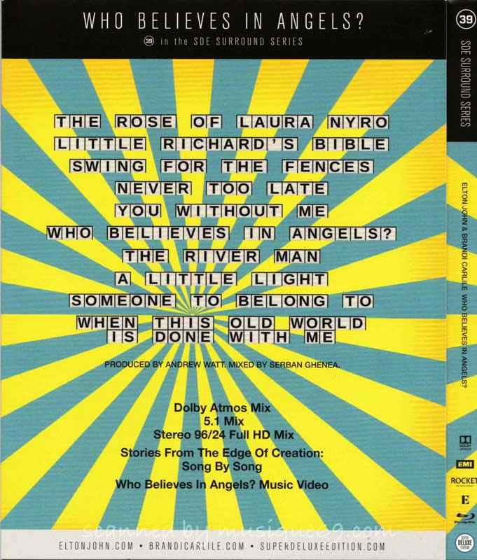 Elton John and Brandi Carlile - Who Believes in Angels?: SDE Surround Series Exclusive Limited Edition Blu-Ray Audio