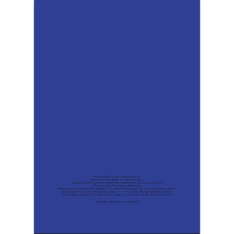 ペットショップボーイズ Pet Shop Boys - Annually 2025 Hardback Book: Exclusive Limited Edition (Book)