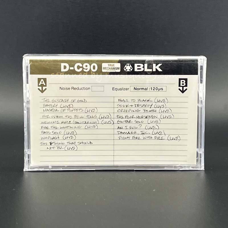 メタリカ Metallica - Live at Festival Hall, Osaka, Japan, November 18th, 1986 (cassette)
