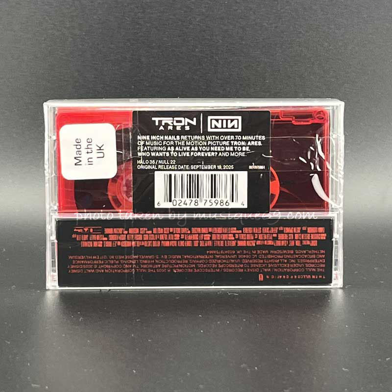 ナインインチネイルズ Nine Inch Nails - Tron: Ares (Original Motion Picture Soundtrack): Exclusive Red Transparent Shell Edition (cassette)