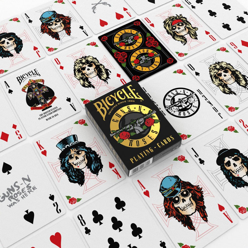 ガンズアンドローゼズ Guns N' Roses - Bicycle: Guns N' Roses Playing Cards
