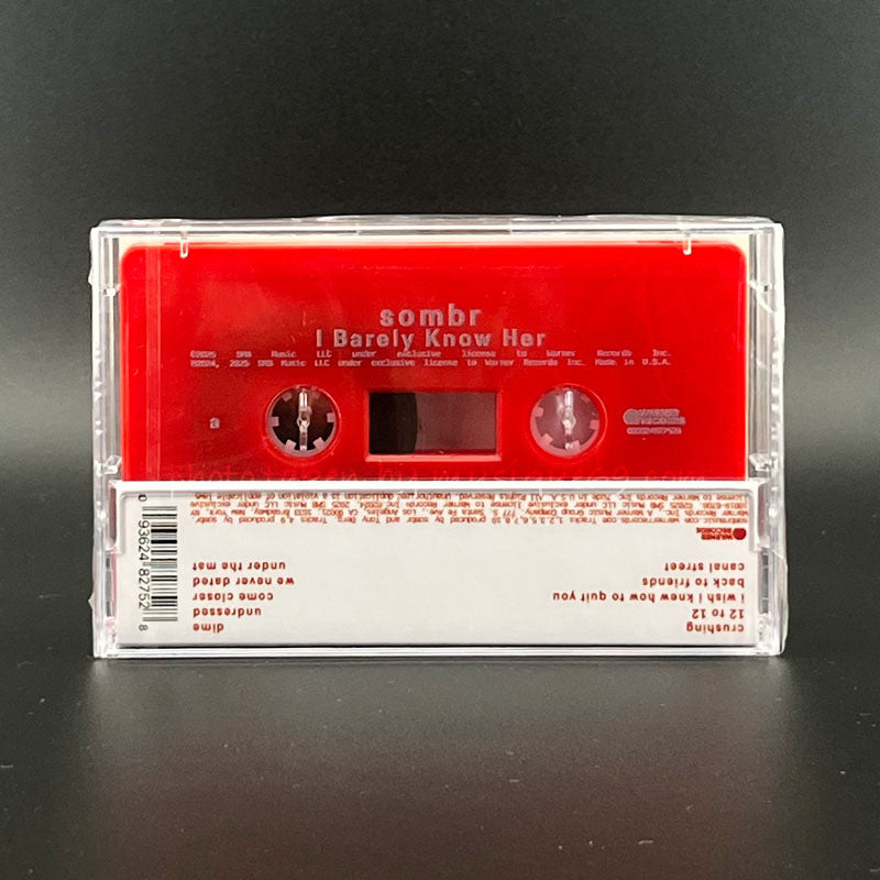 sombr - I Barely Know Her: Exclusive Red Shell Edition (cassette)