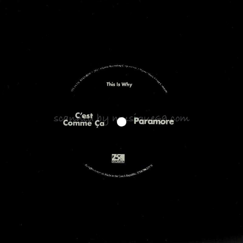 パラモア Paramore - C'est Comme Ca': Exclusive Flexi Disc