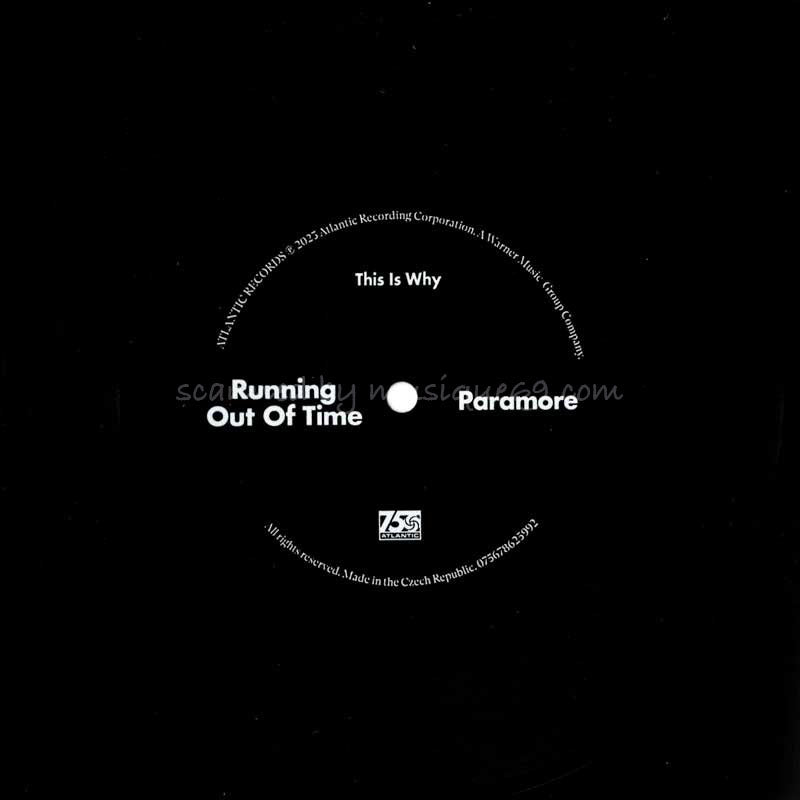 パラモア Paramore - Running Out of Time: Exclusive Flexi Disc